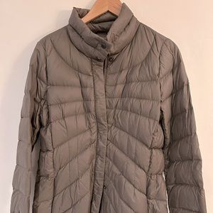 Lands' End Women's Puffer Jacket - Taupe